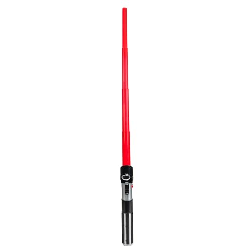 Star Wars Darth Vader Official Halloween Costume Accessory - Light Up Retractable Plastic Saber