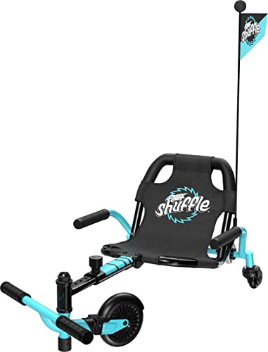 Crazy Cart Shuffle by Razor – Kid-Powered Drifting Go-Kart for Ages 4+, Crazy Cart Drift Bar Technology, Adjustable Frame with 5 Length Settings