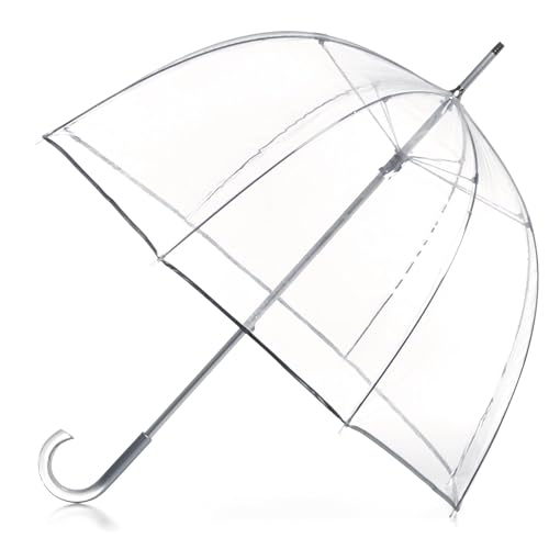 totes Clear Bubble Umbrella with Dome Canopy, Lightweight Design, Wind and Rain Protection, Adults-51