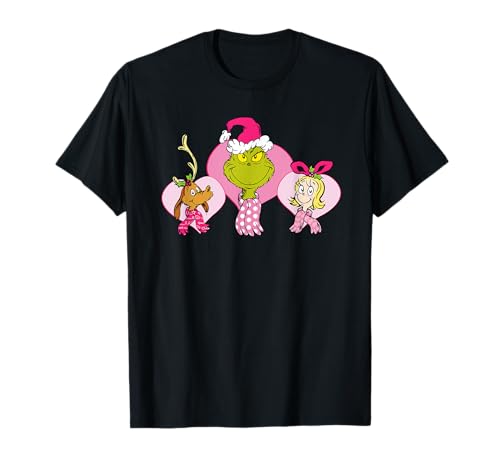 Dr. Seuss Pink Heart Trio T-shirt T-Shirt