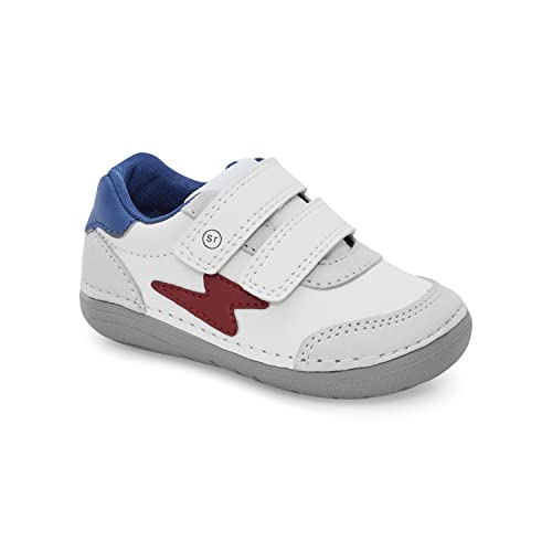 Stride Rite Boy's SM Kennedy Athletic Sneaker, White Multi, 6 Toddler