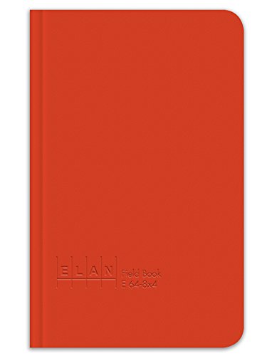 Elan Publishing Company E64-8x4 Field Surveying Book 4 ⅝ x 7 ¼, Bright Orange Cover