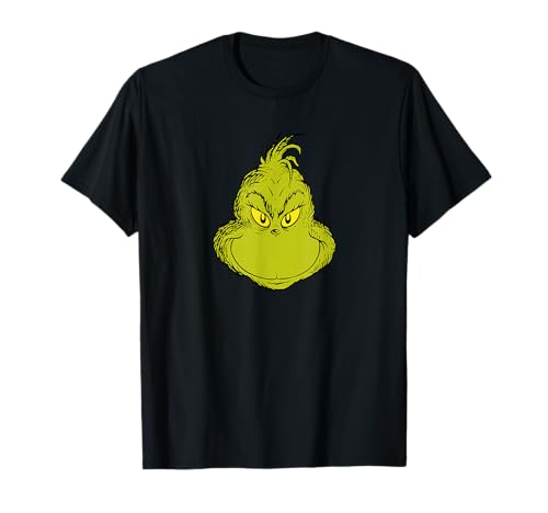 Dr. Seuss Classic Grinch Face T-shirt T-Shirt