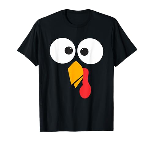 Thanksgiving Turkey Face Matching Family Costume Cute Kids T-Shirt