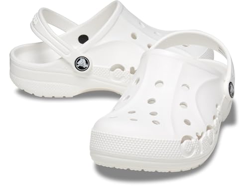 Crocs Via Clog, Slip-on Shoes for Kids and Toddlers, White, 3 US Unisex Little