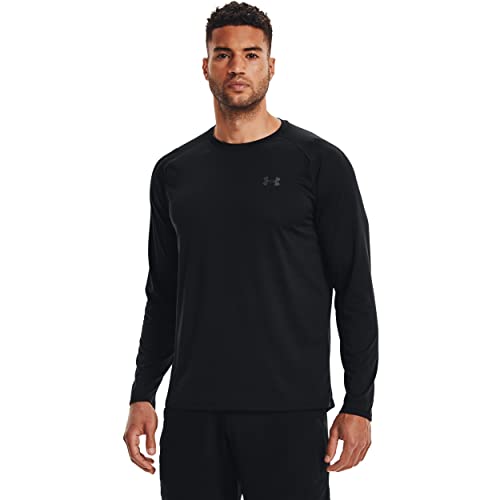 Under Armour Men's Tech 2.0 Long-Sleeve T-Shirt , Black (001)/Graphite , Large