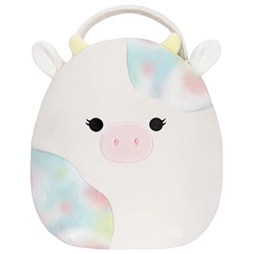 Squishmallows Original 12-Inch Candess Cow Easter Basket - M-Sized Ultrasoft Official Jazwares Plush