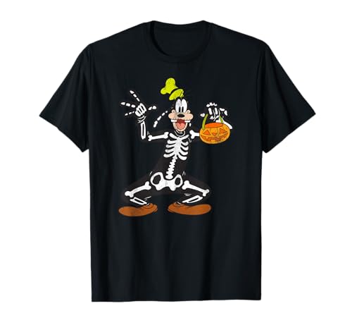 Disney Goofy Skeleton Halloween T-Shirt