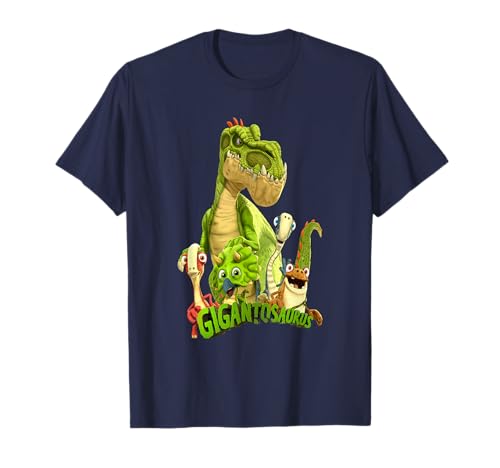 Gigantosaurus Logo with Giganto & the 4 Kid Dinos T-Shirt T-Shirt