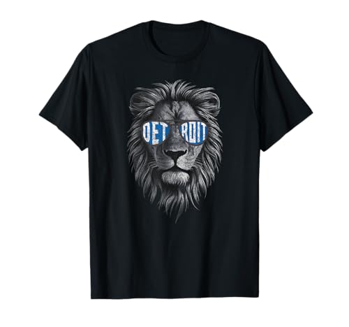 Funny Lion Lovers Wearing Glasses Retro Vintage Style T-Shirt