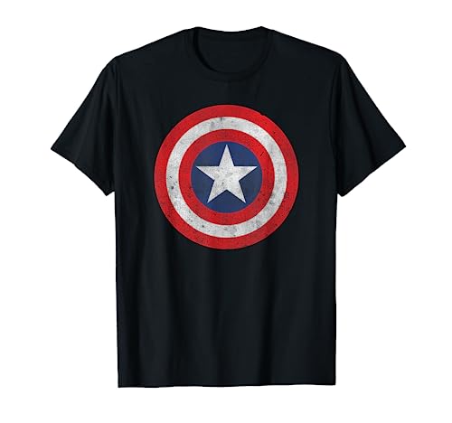 Marvel Comics Retro Classic Captain America Shield Costume T-Shirt