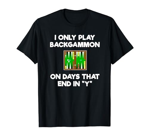 Backgammon T-Shirt Gift - Funny Days