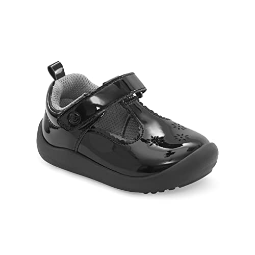 Stride Rite 360 Girls Cheyenne Sneaker, Black, 5 Infant