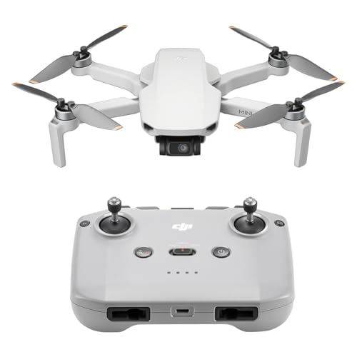 DJI Mini 4K, Drone with 4K UHD Camera for Adults, Under 249 g, 3-Axis Gimbal Stabilization, 10km Video Transmission, Auto Return, Wind Resistance, 1 Battery for 31-Min Max Flight Time, Intelligent Flight