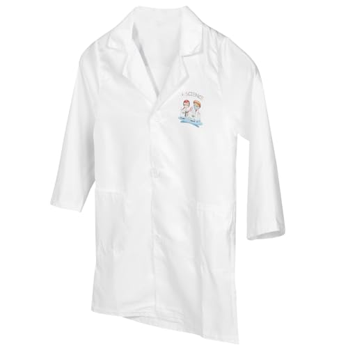 Kisangel Kids Lab Coat Scientist Costumes Coat Role Play Chemistry Set Decorative for School Projects Science Kits