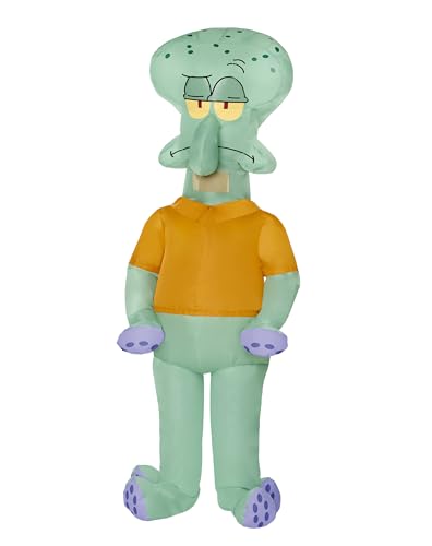 Spirit Halloween SpongeBob SquarePants Adult Inflatable Squidward Costume | Officially Licensed | Funny Halloween Costume - OS