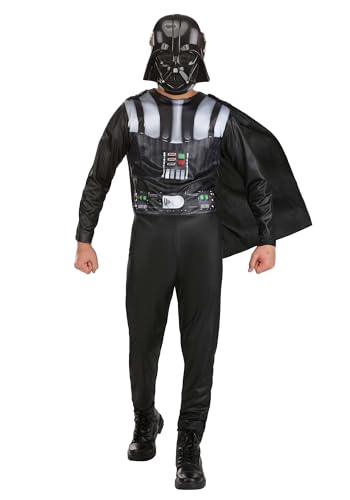 Jazwares STAR WARS Boys Darth Vader Costume, Kids Halloween Costume, Child - Officially Licensed Large