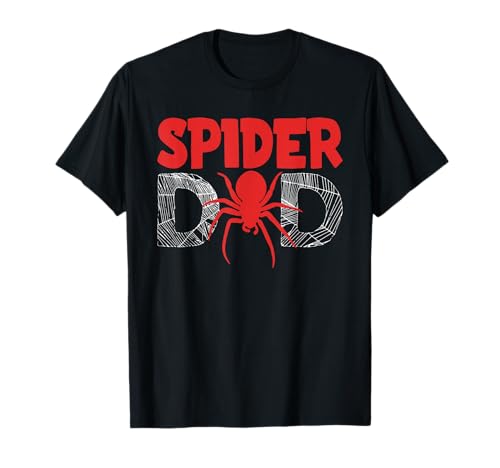 Funny Spider Dad Design For Men Male Parents Spider Lovers T-Shirt