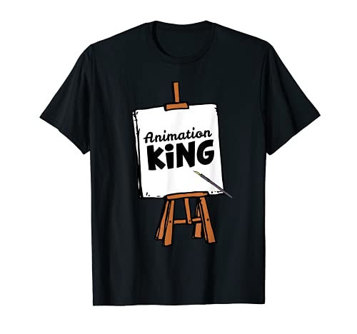 Animation King Cartoonist Cartoons Drawing Artist Draw T-Shirt