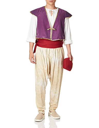 California Costumes Men's Arabian Folk Hero Adult Costume, Purple/White, Small/Medium