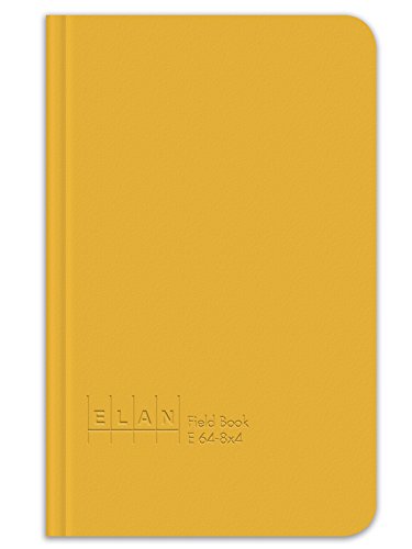 Elan Publishing Company E64-8x4 Field Surveying Book 4 ⅝ x 7 ¼, Yellow Cover