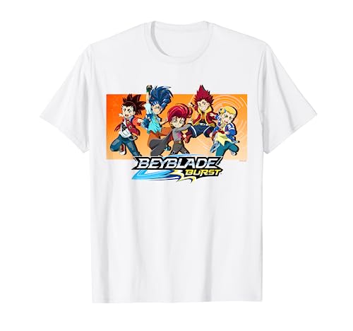 BEYBLADE BURST QUADSTRIKE: BEL HYUGA&HIKARU DANTE AIGER T-Shirt