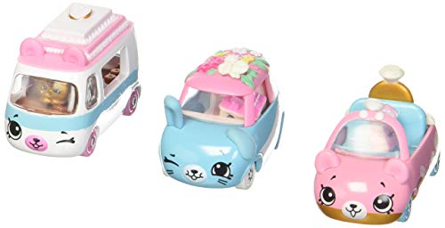 Shopkins Cutie Car S3 3 Pack-Asst 1 Childrens Toy