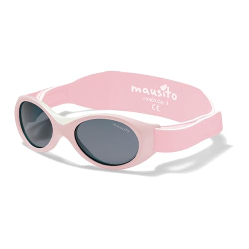 Mausito BABY Sunglasses 0-24 months I FLEXIBLE infant sunglasses strap BPA-free I 100% UV PROTECTION I European design