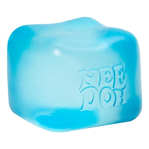 Schylling NeeDoh Nice Cube - Sensory Toy with Super Solid Squish - 2.25' Cube - Colors May Vary (Pack of 1)