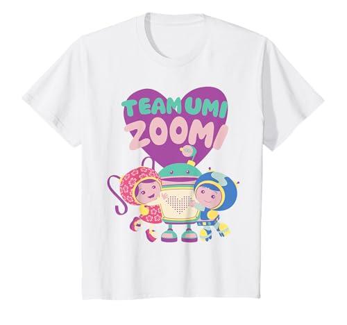 Team Umi Zoomi Robot Hug And Hearts T-Shirt T-Shirt