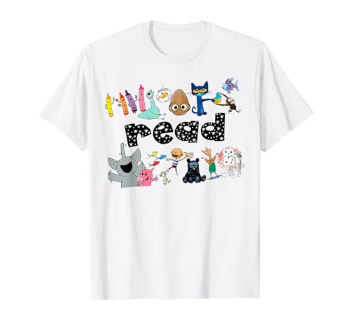 Animals Read Reading Book Library First Day Of School Kids T-Shirt