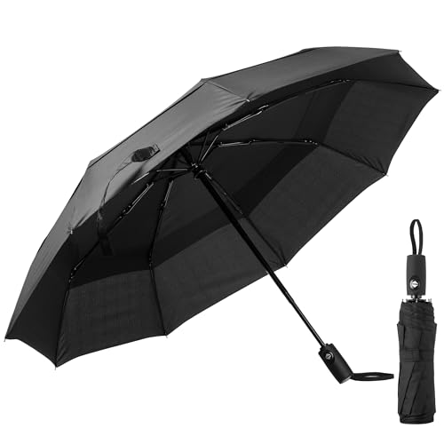 Mr. Pen- Windproof Travel Umbrella, Automatic Umbrellas for Rain, Compact Umbrella, Travel Umbrella Compact, Windproof Umbrella, Umbrellas for Rain Windproof, Portable Umbrella