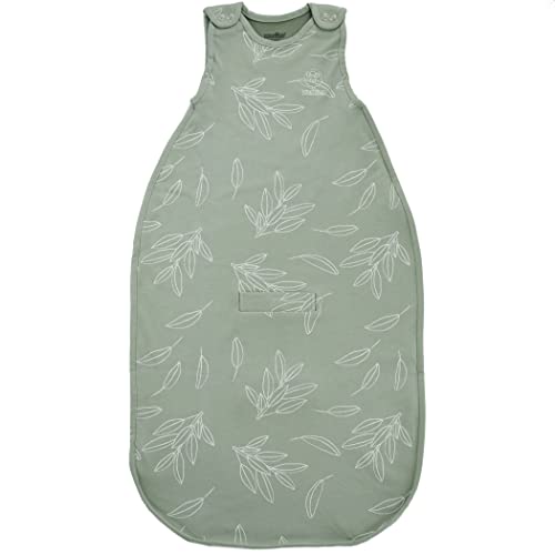 Woolino Toddler Sleeping Bag, 4 Season Merino Wool and Organic Cotton Baby Sleep Bag or Sack, 2-4 Years, Sage