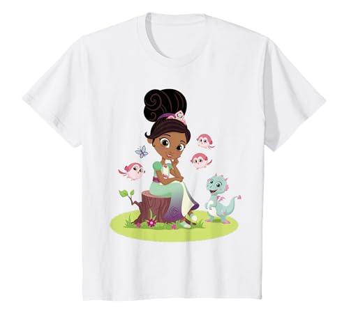 Nella The Princess Knight Animal Friends Portrait T-Shirt