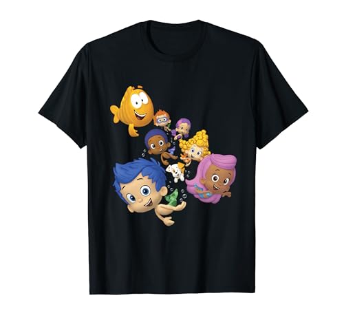 Bubble Guppies Full Cast Swimming Portrait T-Shirt