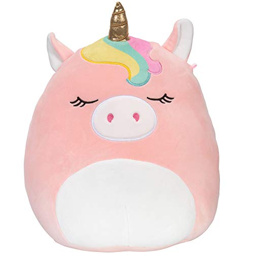 Squishmallows Official Kellytoy Plush 12' Ilene The Pink Unicorn- Ultrasoft Stuffed Animal Plush Toy