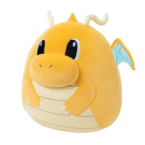 Squishmallows Original 14-Inch Dragonite Pokémon Plush - Ultrasoft Official Jazwares Plush (Large)