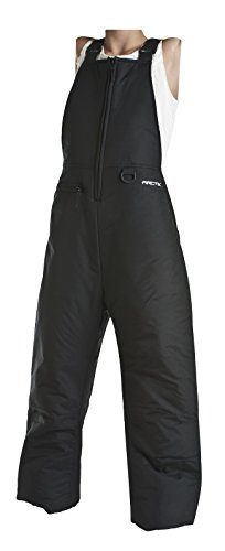 Arctix Kids Insulated Snow Bib Overalls, Black, Small