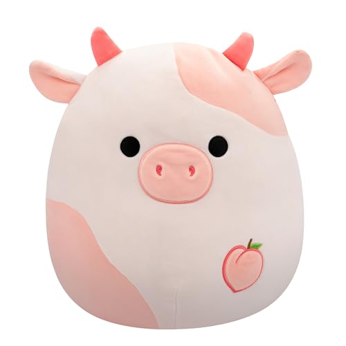 Squishmallows Original 14-Inch Lilaz Peach Cow - Official Jazwares Plush (Large)