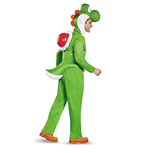 Disguise Men's Yoshi Deluxe Adult Costume, Green, X-Large