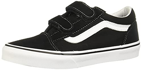 Vans Toddler's Old Skool, Black/True White, Size 9 Toddler