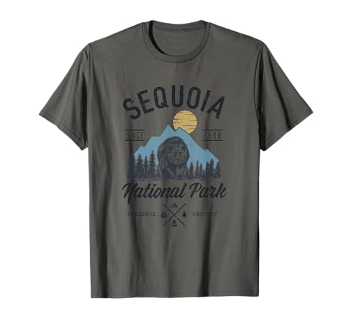 Sequoia National Park Novelty Hiking Camping T-Shirt T-Shirt