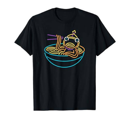 Fortnite Fishstick Neon Ramen Bowl Center Icon T-Shirt