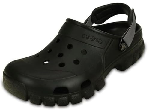 Crocs Crocs Unisex Offroad Sport Clogs, Black/Graphite, 10 Men/12 Women