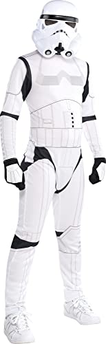 Party City Star Wars Stormtrooper Costume for Boys - Costume Includes Jumpsuit & Mask - Costumes for Halloween, Birthday Parties & Themed Eventdult