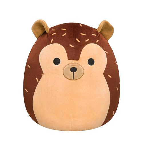 Squishmallows Original 14-Inch Hans Brown Hedgehog - Large Ultrasoft Official Jazwares Plush