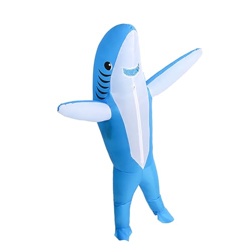 LUVSHINE Shark Costume for Kids, Super Cute Inflatable Costume, Funny Halloween Costumes for Party, Event, Gift