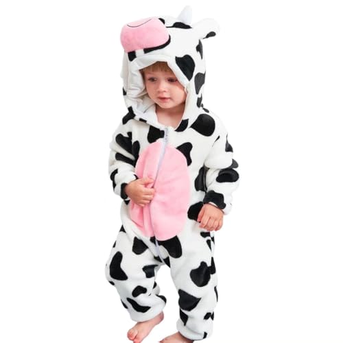 Baby Cow Costumes Unisex Toddler Outfit Halloween Dress Up Romper 24-30 Months