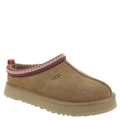 UGG Unisex-Child Tazz Slipper, Chestnut, 6