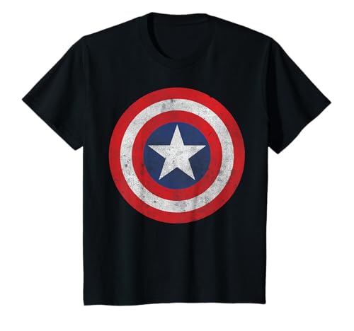 Marvel Captain America Classic Shield Kids Graphic T-Shirt T-Shirt